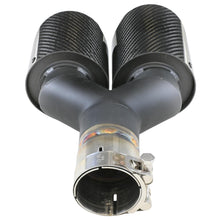 AFE Takeda 304 Stainless Steel Clamp-on Exhaust Tip Carbon Fiber - 49T25480-C121