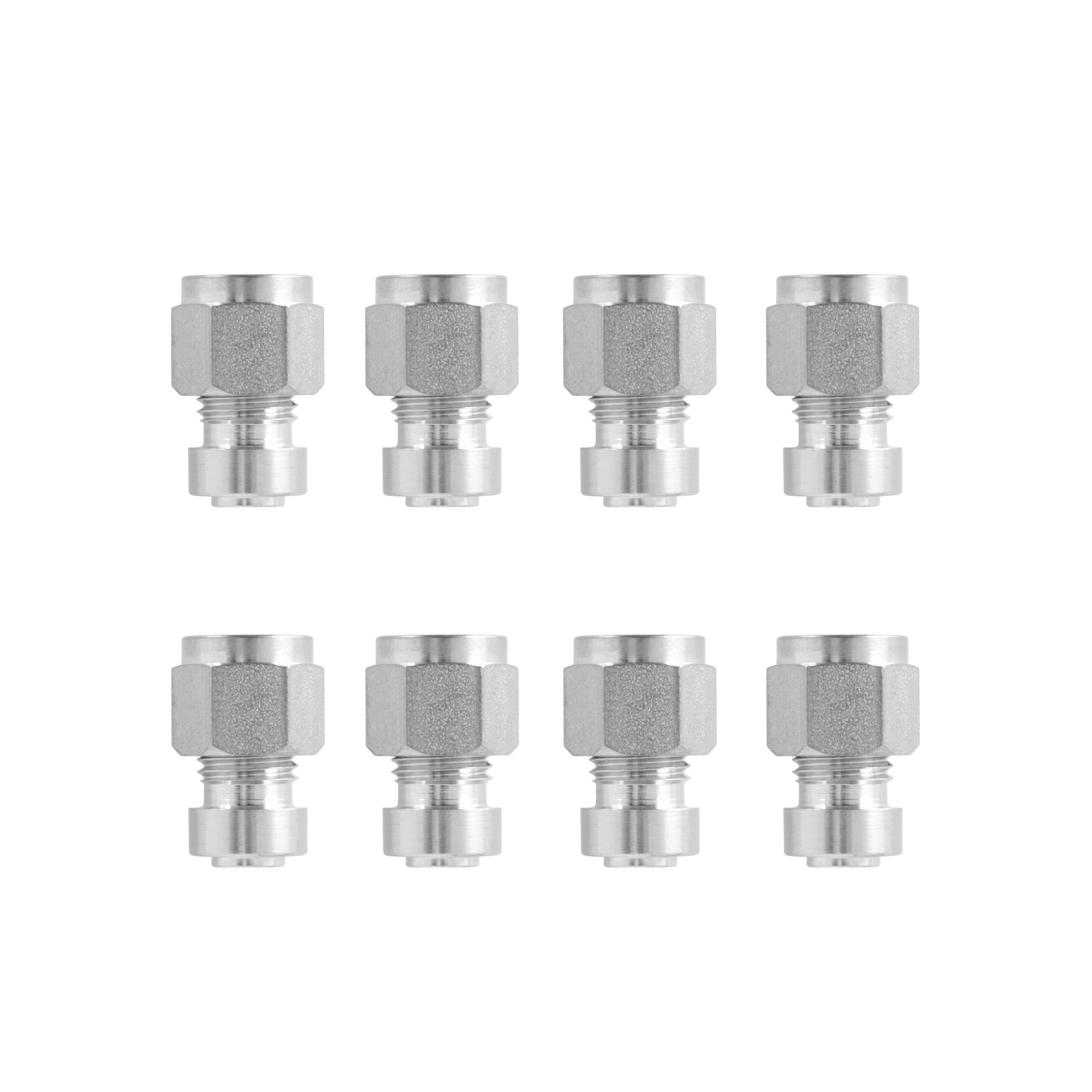 Holley 1/4" Stainless EGT Weld Bung - 8 Pack.  - 543-163