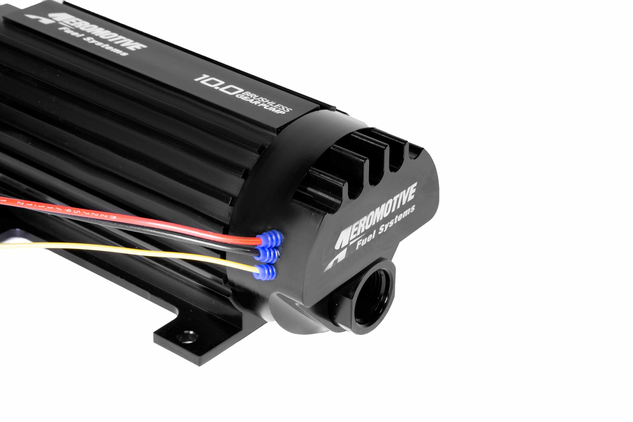 Aeromotive 10Gpm Brushless Spur Gear Fuel Pump With True Variable Speed Control, In-Line - 11198