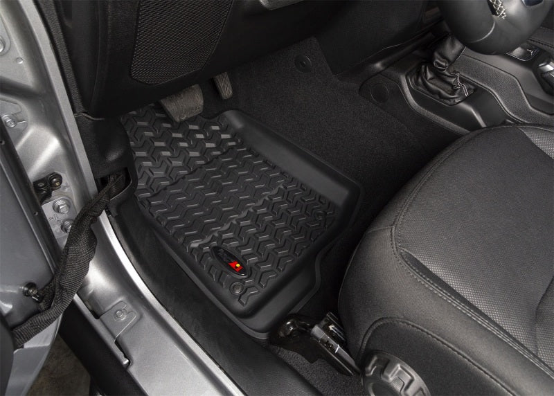 Rugged Ridge Floor Liner Front/Rear; Black 2018-2020 Jeep Wrangler Jl 4 Dr - 12987.05