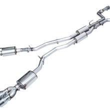 AWE Touring Edition Catback Exhaust - Chrome Silver Tips (2020-2026 Explorer ST) - 3015-42625