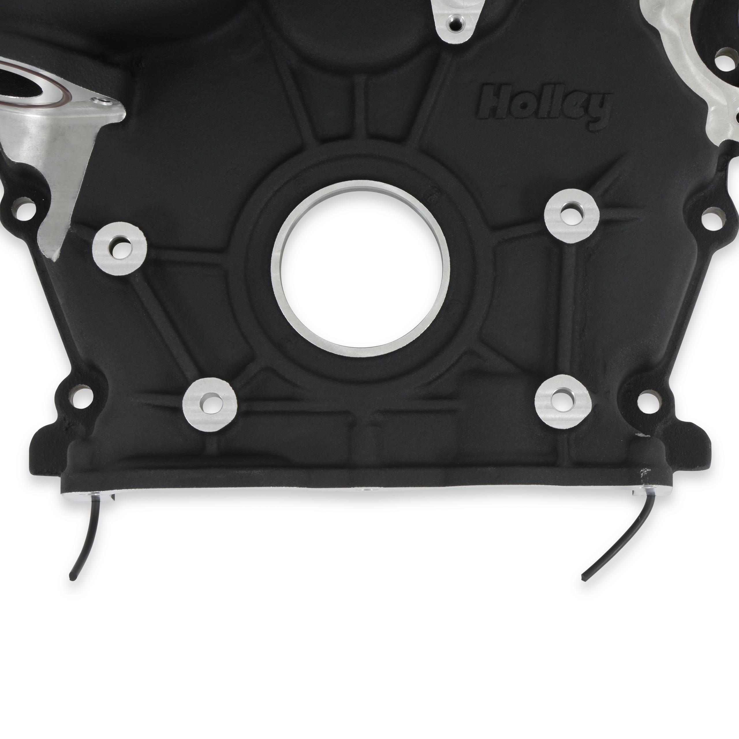 Holley Timing Cover - Ford 7.3L Godzilla - Black - 97-417