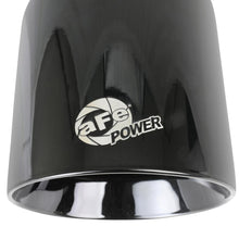 AFE MACH Force-Xp 409 Stainless Steel Clamp-on Exhaust Tip Black (2-1/2 IN Inlet x 4-1/2 IN Outlet x 9 IN L) - 49T25454-B091