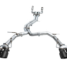 AWE Track Edition for Audi C8 S6/S7 - Diamond Black Tips - 3020-43109