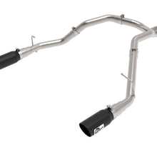 AFE Large Bore-HD 5 IN 409 Stainless Steel DPF-Back Exhaust System w/Black Tip (2020-2021 1500) - 49-42080-B