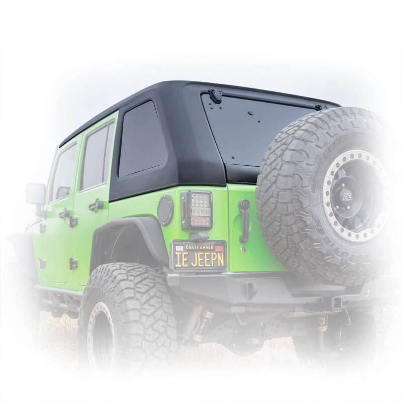 Turn Offroad 07-18 Jeep JK 4 Door Fastback Hardtop 1 Piece Primer White