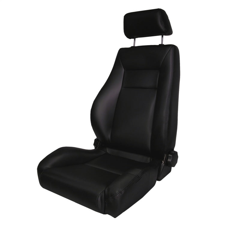 Rugged Ridge Ultra Seat Front Reclinable Black; 76-02 Jeep Cj/Wrangler Yj/Tj - 13404.01