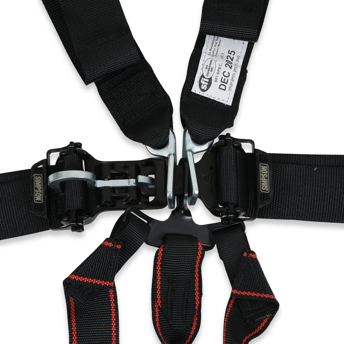 Simpson Racing Latch & Link Harness 2" Double Pull down SFI 16.1 - 12LD7WB