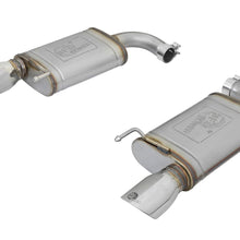 AFE MACH Force-Xp Axle-Back Dual Exhaust w/ Polished Tips (2015-2026 Mustang Ecoboost Non Active / V6) - 49-43085-P