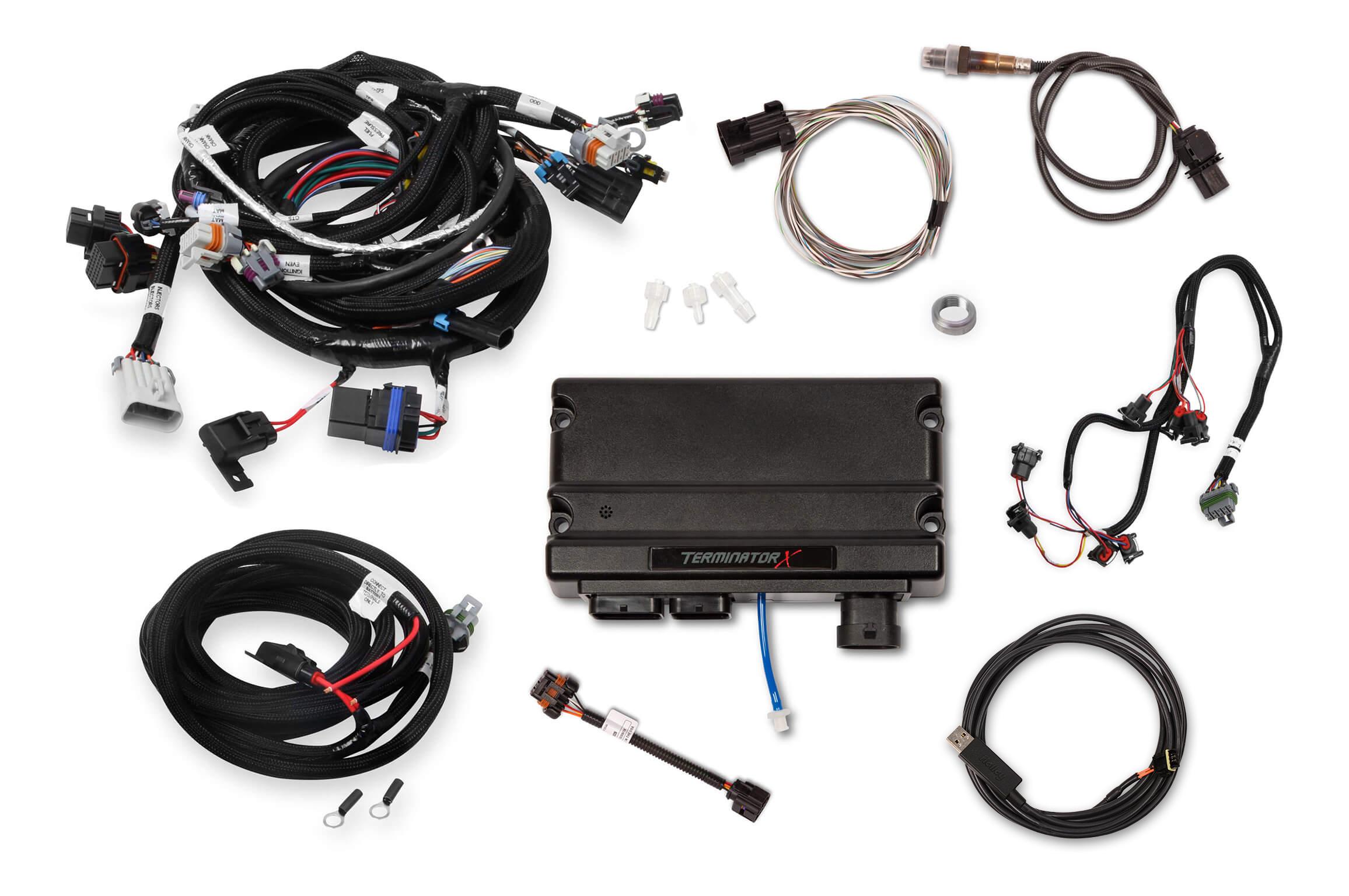Holley Terminator X 58x/4x EV1 LS MPFI Kit - Without 3.5" Handheld.  - 550-910T