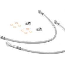 Rugged Ridge Brake Hose Kit Front Stainless Steel; 97-06 Jeep Wrangler Tj - 16734.08