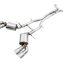 AWE Tuning 16-19 Chevy Camaro SS Res Cat-Back Exhaust -Touring Edition (Quad Chrome Silver Tips) - 3015-42092