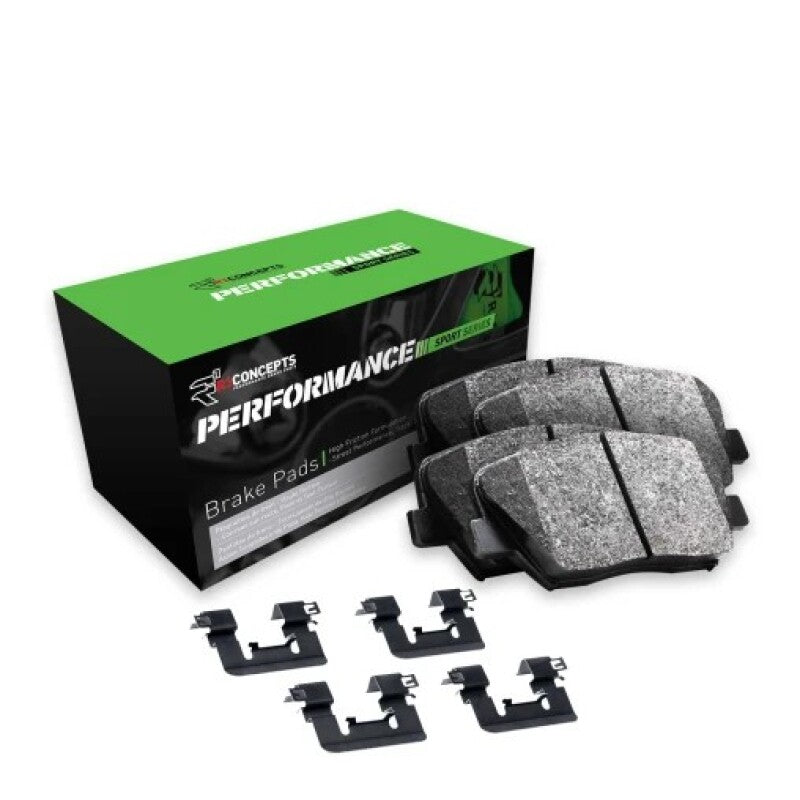 R1 18-26 Jeep Grand Cherokee Rear Performance Sport Brake Pads and Hardware Kit
