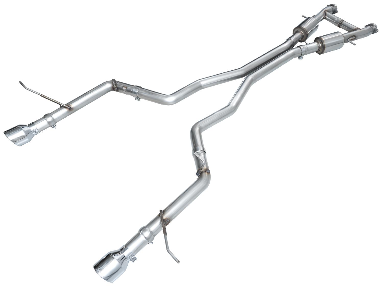 AWE Track Edition Exhaust - Chrome Silver Tips (2011-2024 Dodge Durango 5.7L) - 3020-32575
