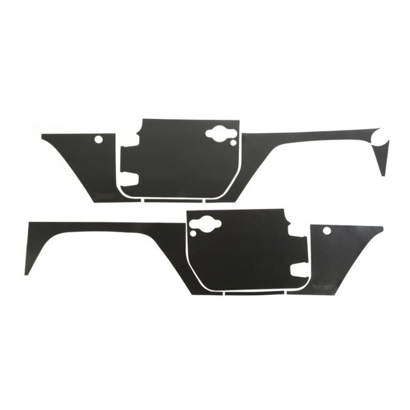 Rugged Ridge Magnetic Protection Panel Kit; 07-18 Jeep Wrangler Jk 2 Door - 12300.52