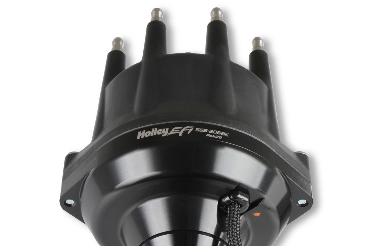 Holley Dual Sync Oldsmobile Distributor, Black.  - 565-206BK