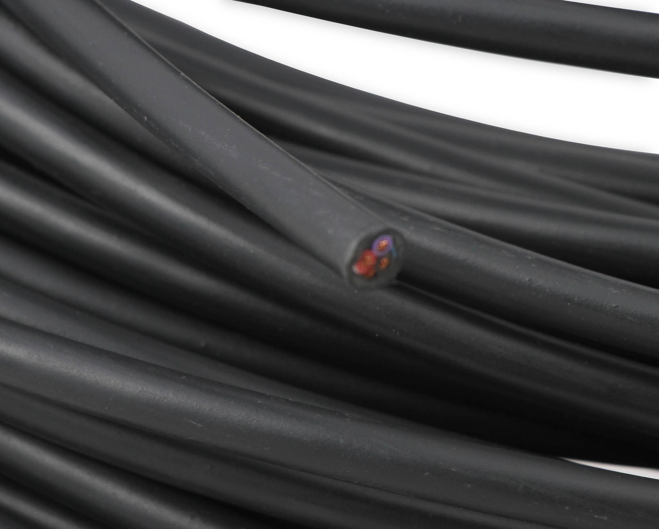 Holley 100FT Shielded Cable, 3 Conductor.  - 572-104