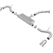 AFE Takeda 2-1/2 IN 409 Stainless Steel Axle-Back Exhaust w/ Polished Tips (Hyundai Elantra GT 18-20 L4-1.6L (t)) - 49-47016-P