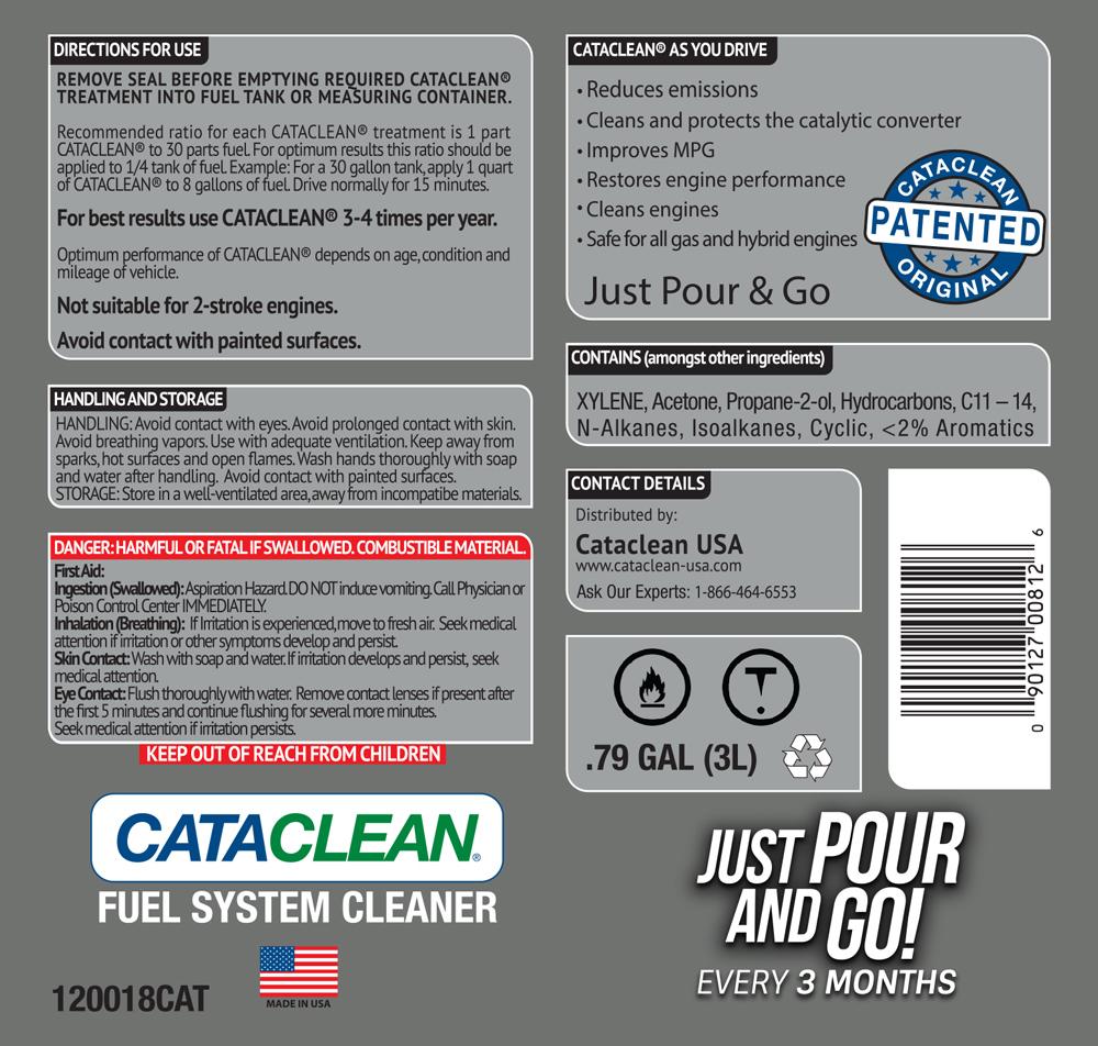 Cataclean- Gas 3L Fuel/Exhaust System (Universal) - 120018Cat