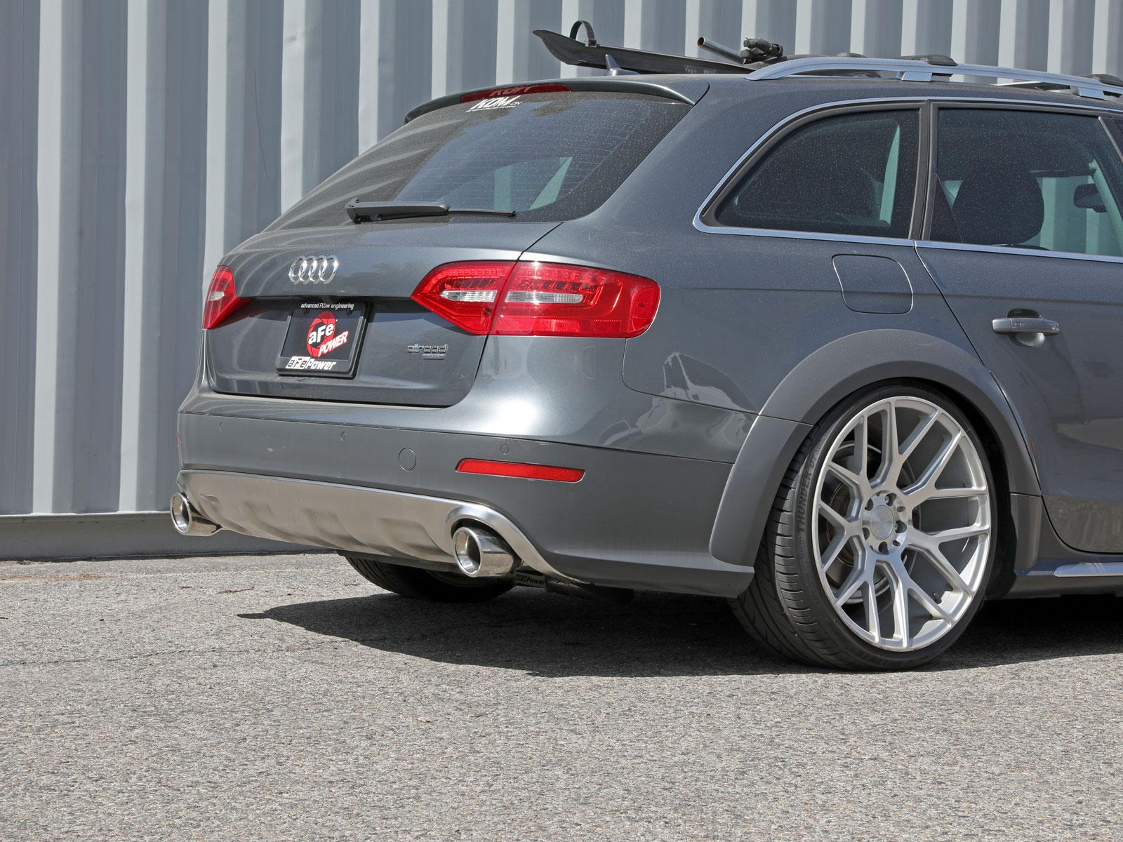 AFE MACH Force-Xp Axle-Back Exhaust System w/ Polished Tip (2013-2016 allroad) - 49-36437-P