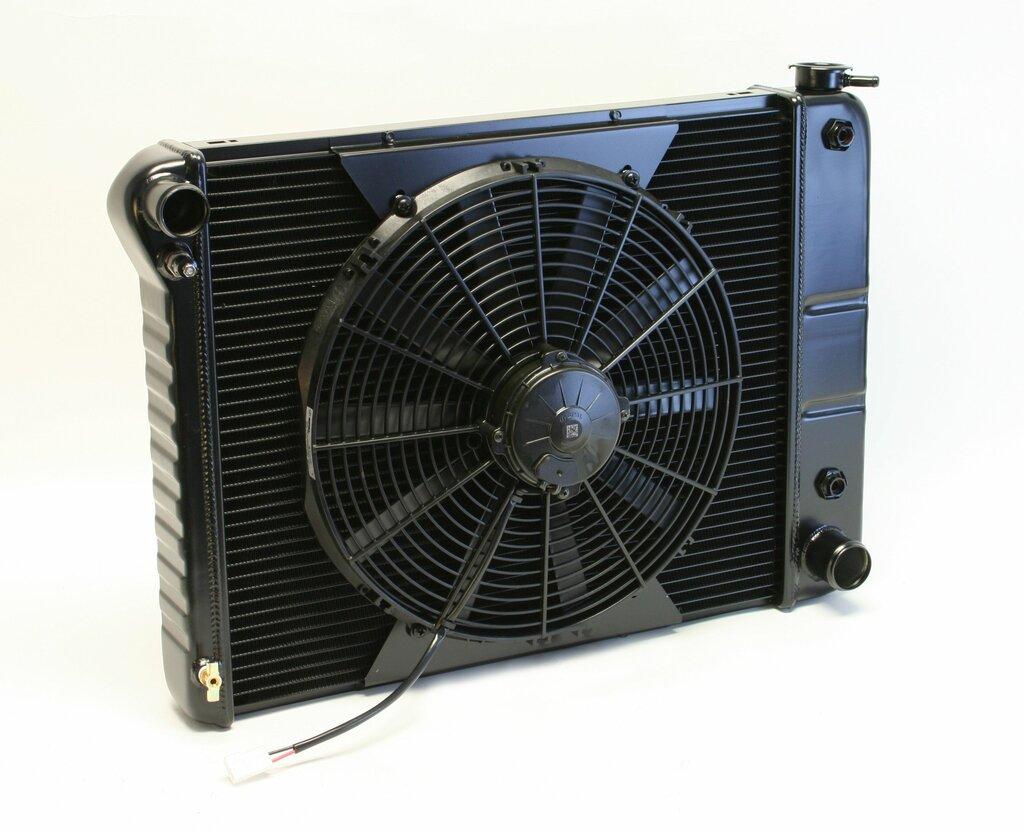 DeWitts 1962-67 Nova all, 20.75" Core CF, Auto, Black, Single 16" Fan Wiring - 32-4239011A