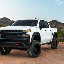 Rough Country Fender Flares Defender GAN Silver Ice Metallic Chevy Silverado 1500 (19-26) (2019-2026 Silverado 1500, Silverado 1500 LTD) - A-C12211-GAN