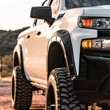 Rough Country Fender Flares Defender GXP Lakeshore Blue Chevy Silverado 1500 (19-26) (2019-2026 Silverado 1500, Silverado 1500 LTD) - A-C12211-GXP
