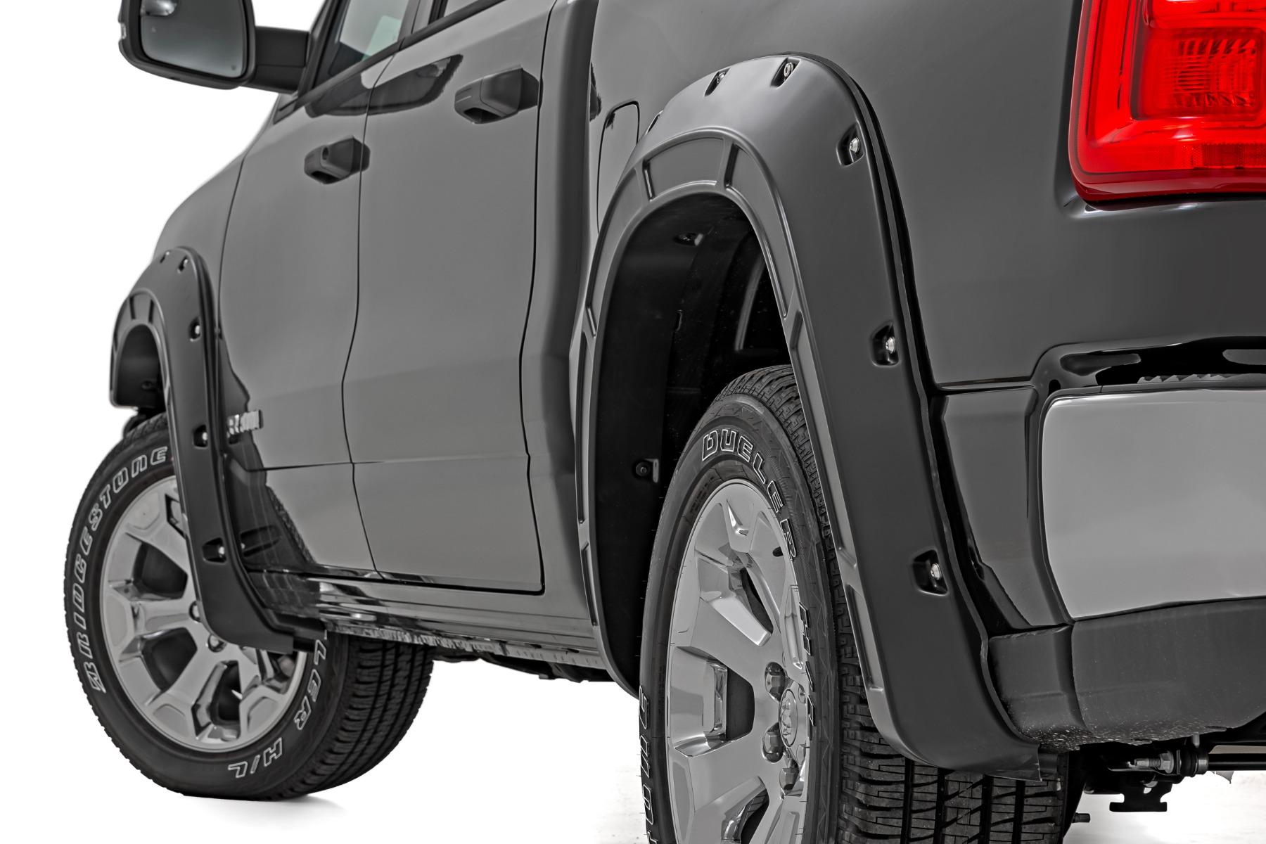 Rough Country Fender Flares Defender PRV Delmonico Red Ram 1500 2WD/4WD (2025) (2025-2026 1500) - A-D319205-PRV