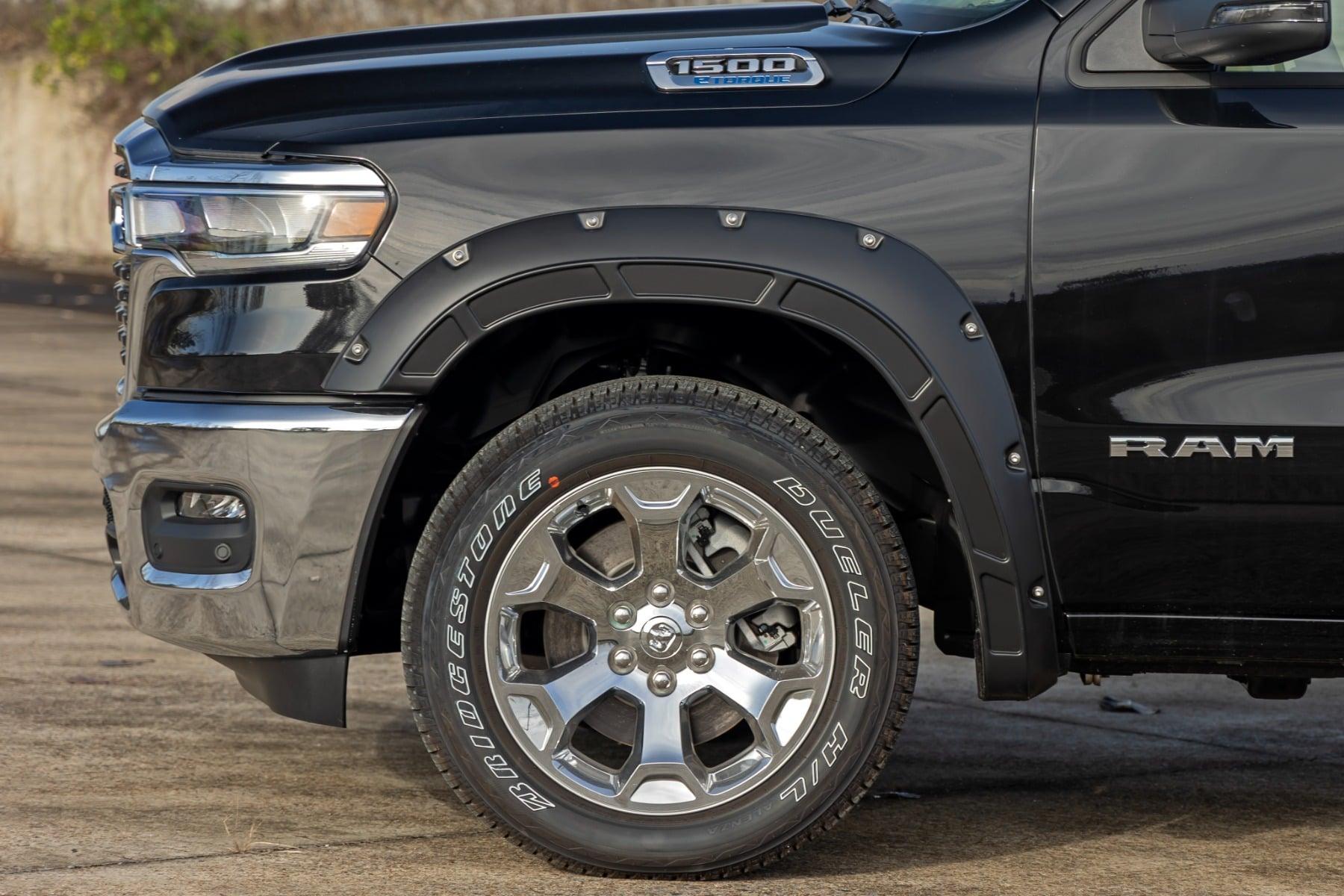 Rough Country Fender Flares Defender Gloss Black Ram 1500 2WD/4WD (2025-2026) (2025-2026 1500) - A-D319205-RCGB