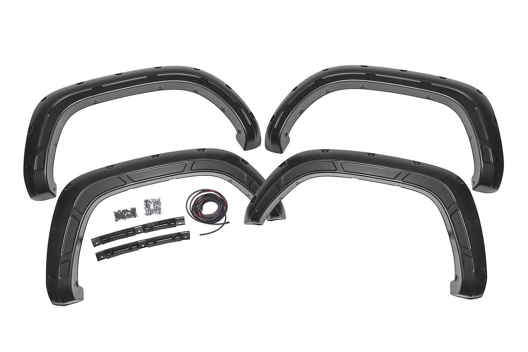 Rough Country Defender Pocket Fender Flare Super White Toyota Tacoma (16-23) (2016-2023 Tacoma) - A-T11621-O4O