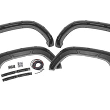 Rough Country Defender Pocket Fender Flare Flat Black Toyota Tacoma 2WD/4WD (16-23) (2016-2023 Tacoma) - A-T11621