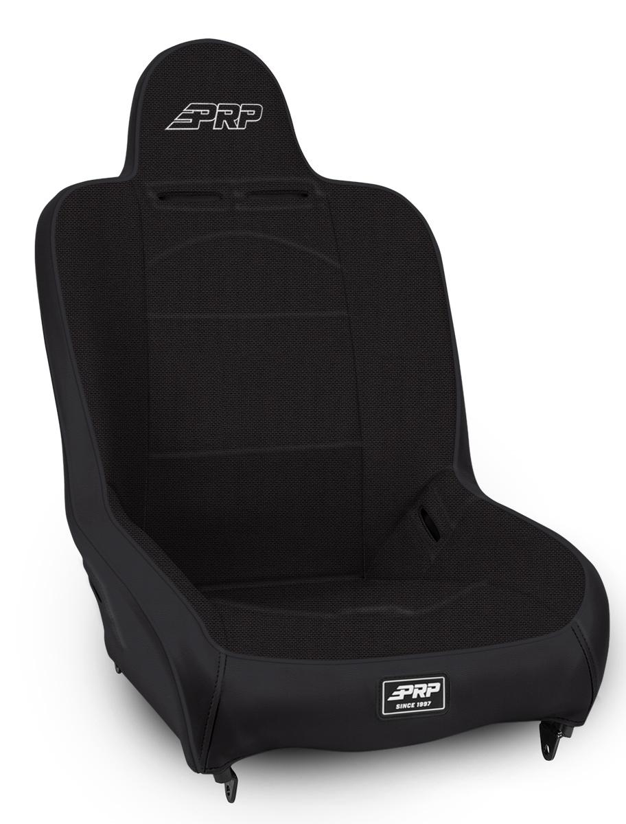 PRP Seats Premier High Back Suspension Seat All Black Tweed - A100110-50