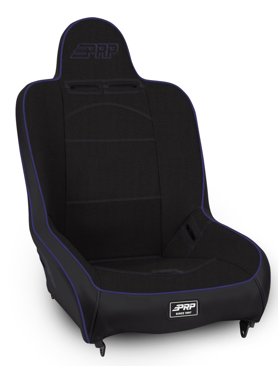 PRP Seats Premier High Back Suspension Seat Black and Purple Tweed - A100110-50-M