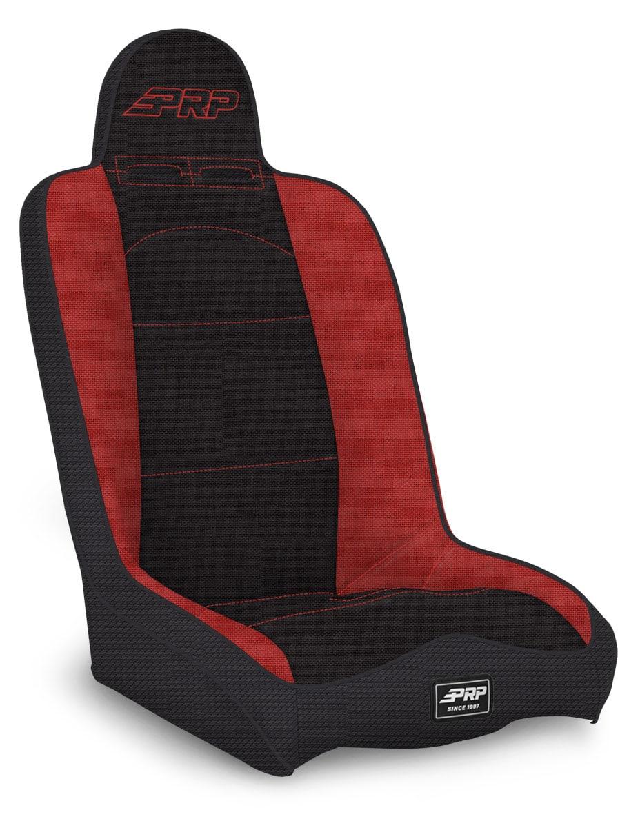 PRP Seats Daily Driver High Back Suspension Seat Black and Red Tweed - A140110-72