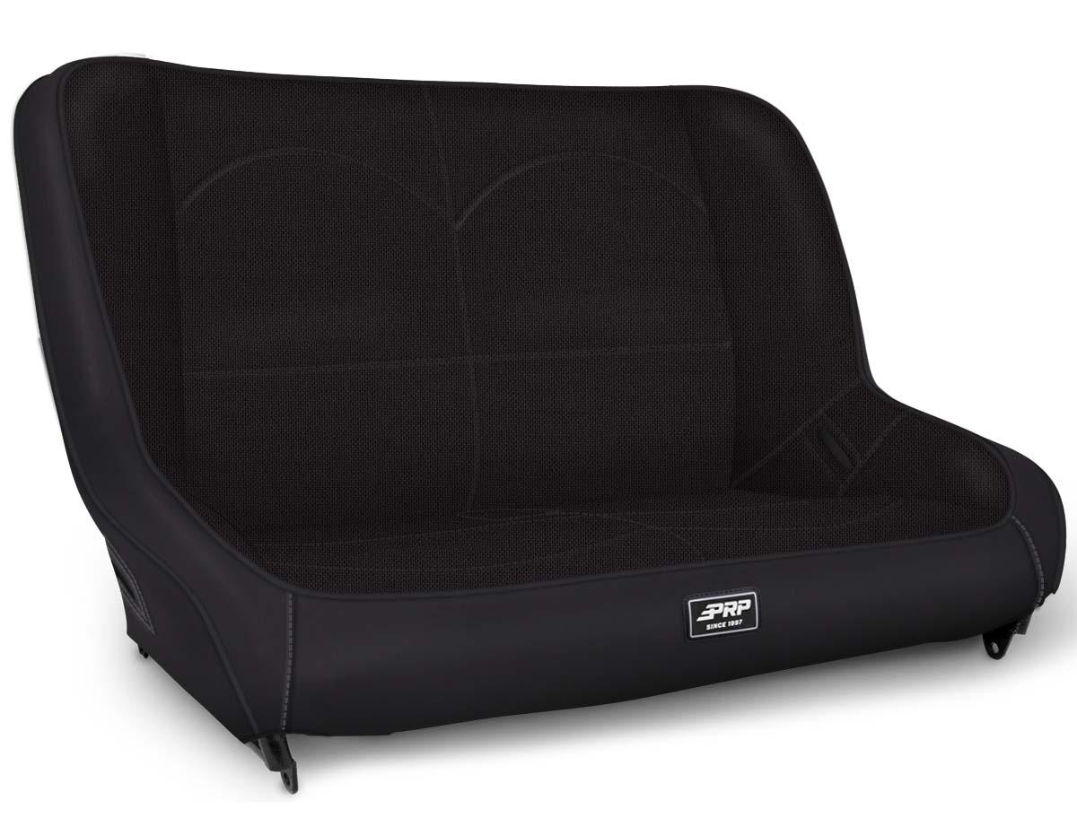 PRP Seats Low Back Rear Bench for Jeep TJ/LJ/JK Black - A3610-39-50