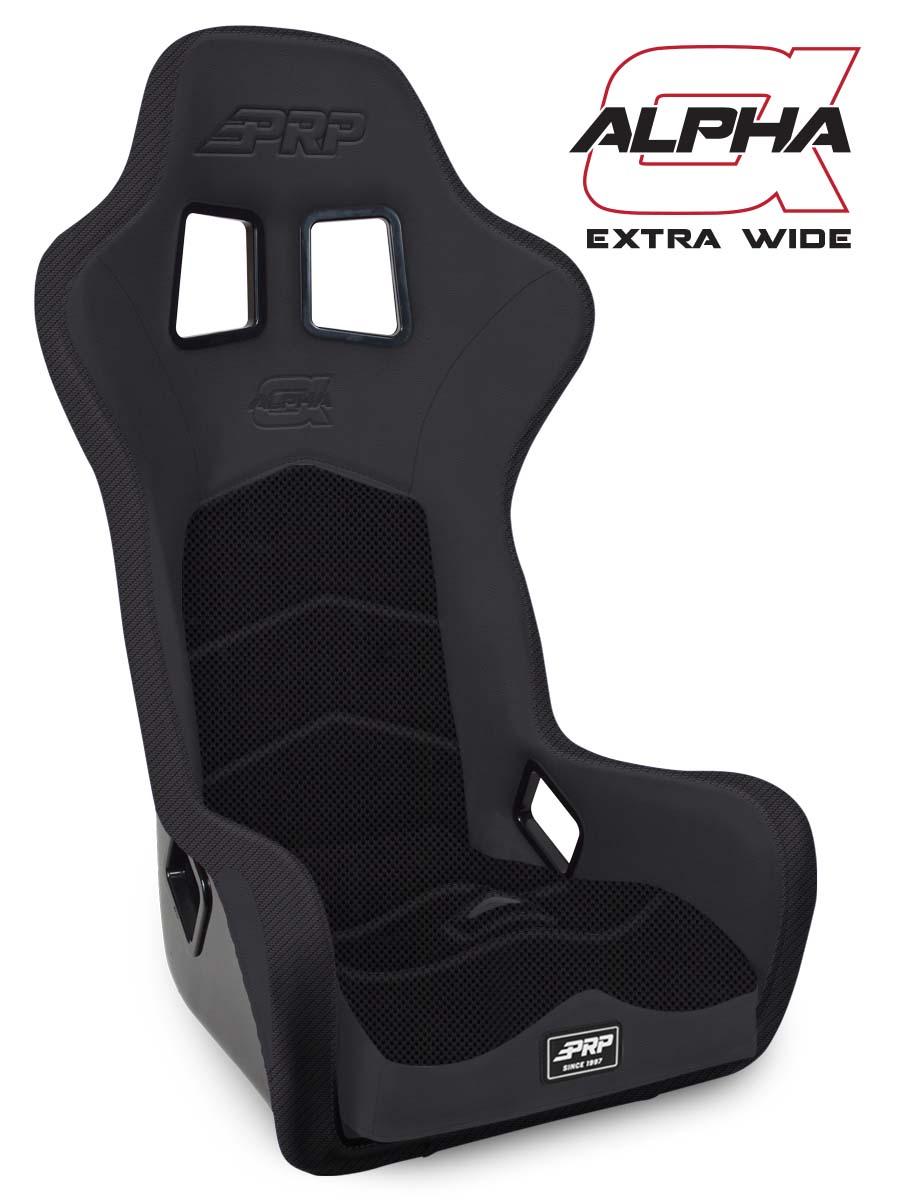 PRP Seats Alpha Composite Seat Extra Wide Black - A3902-201