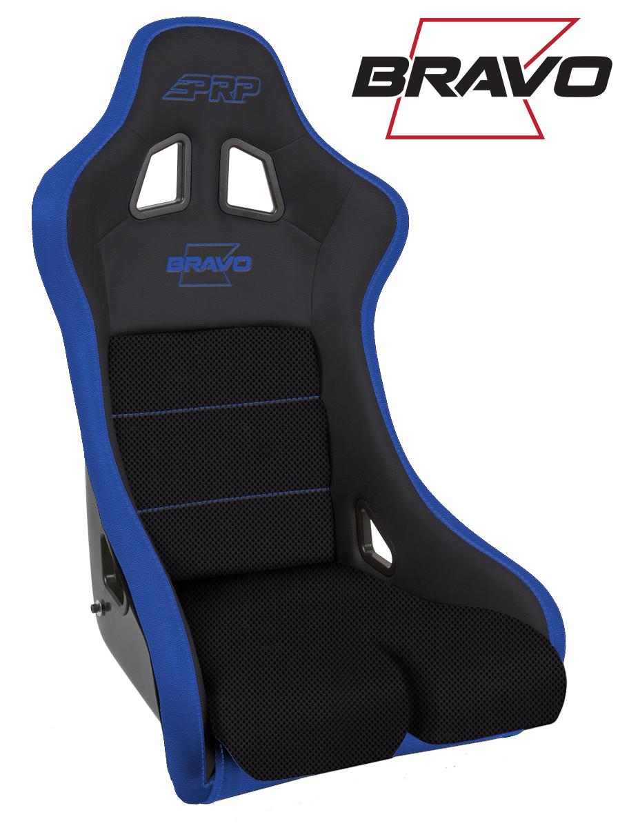 PRP Seats Bravo Composite Seat Black and Blue - A4502-V