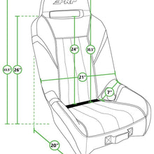 PRP Seats GT/S.E. Rear Suspension Seat All Black - A58R-201
