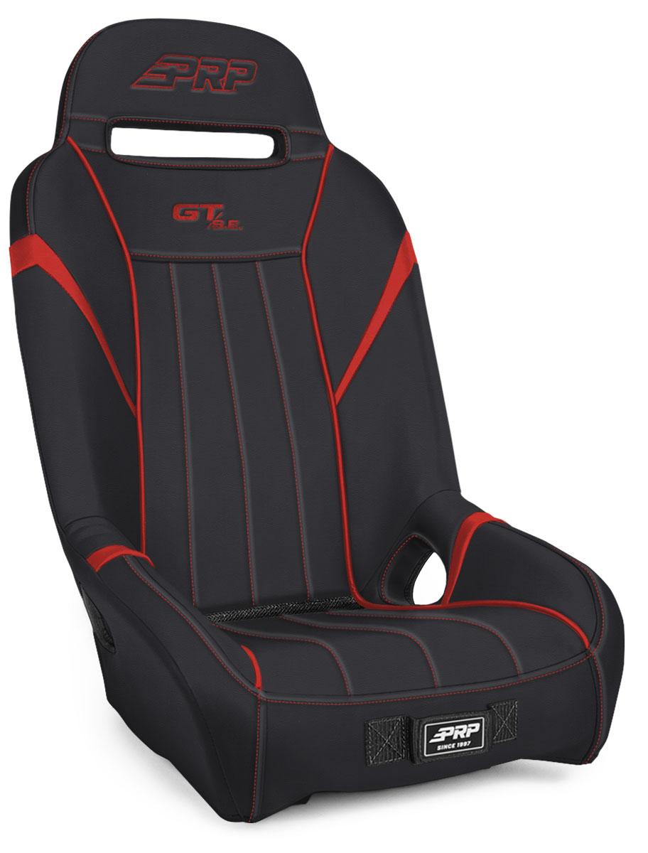 PRP Seats GT/S.E. Rear Suspension Seat Black and Red - A58R-237