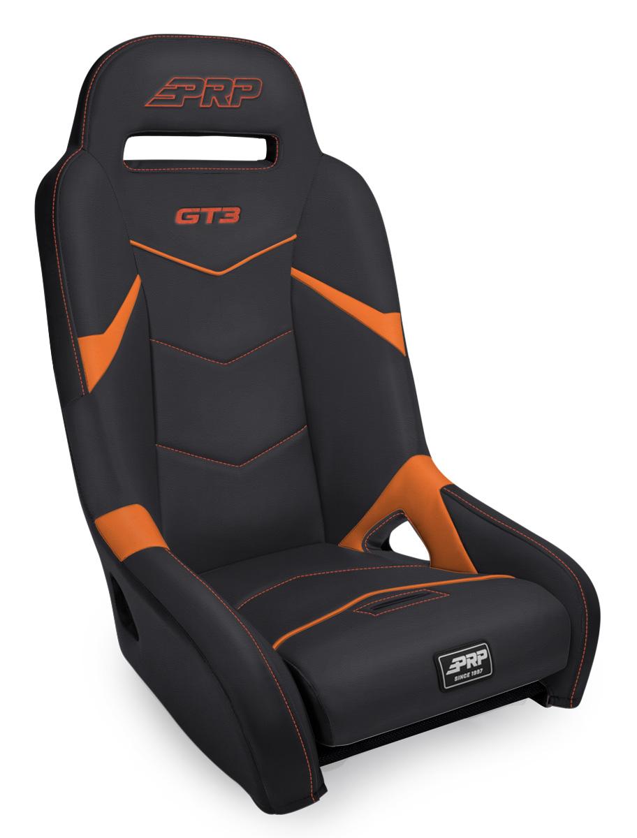 PRP Seats GT3 Suspension Seat Black and Orange - A7301-PORXP-207