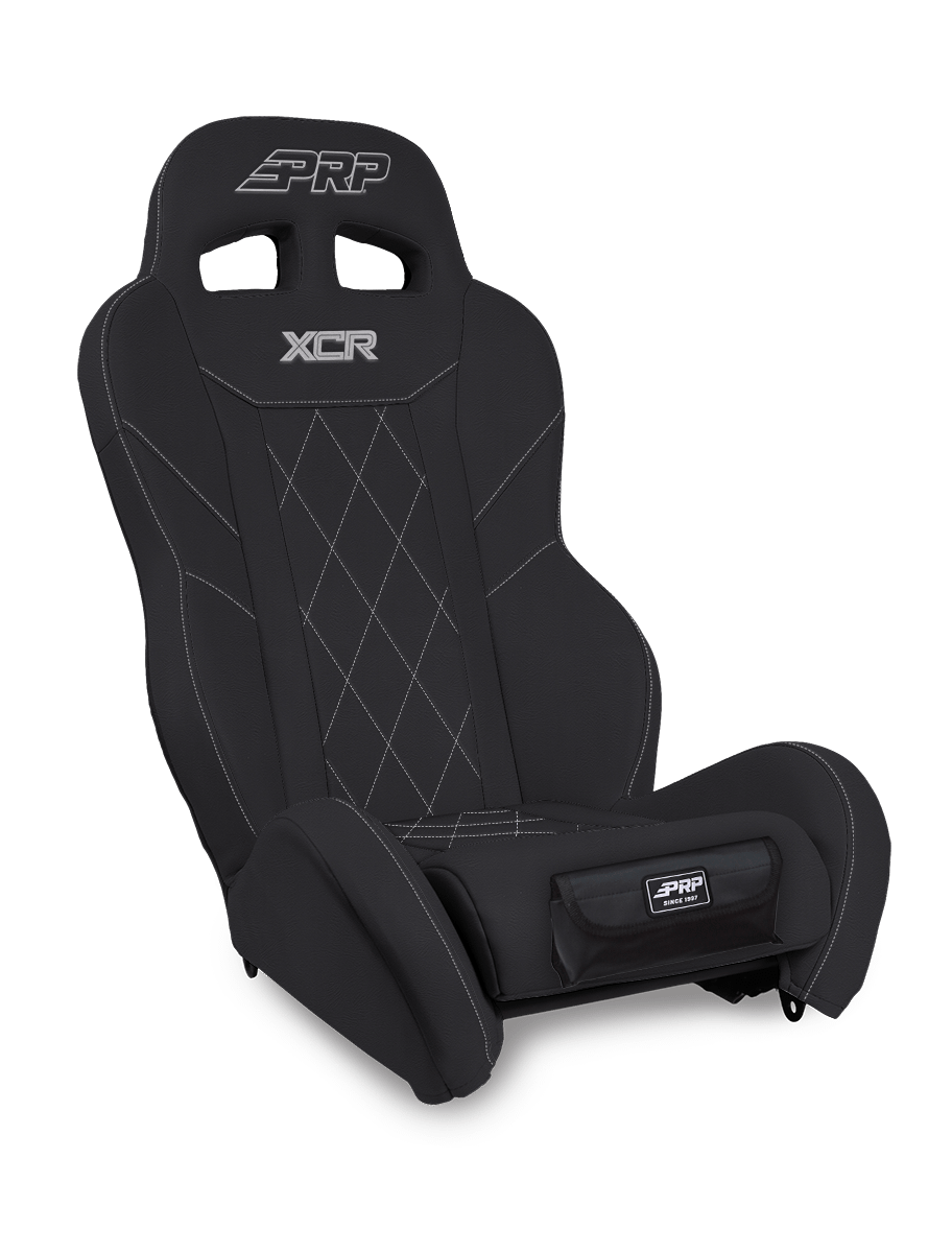 PRP Seats XCR Suspension Seat Black with Diamond Stitch and Front Pocket - A8001-PORXP-201-SDFP