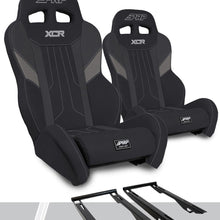 PRP Seats XCR Suspension Seats Kit for Polaris RZR PRO XP PRO R Turbo R Pair Black & Gray - A8001-PORXP-C79-203