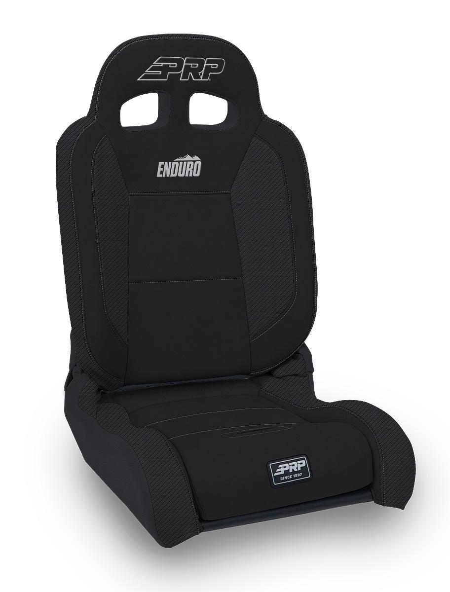 PRP Seats EnduroDaily Reclining Suspension Seat Black Suede Driver - A8701044-241