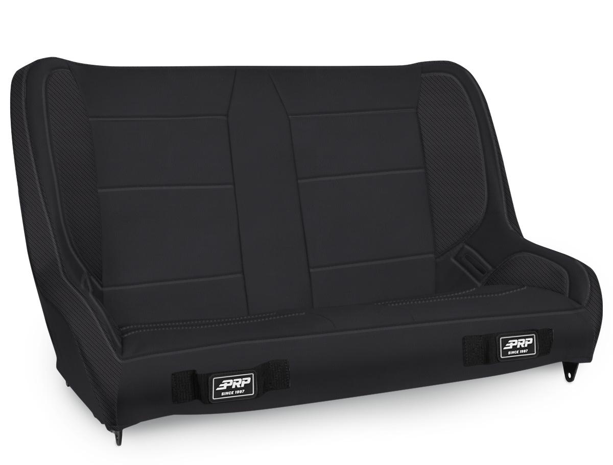 PRP Seats Elite Series Rear Bench for Jeep CJ-7/Wrangler YJ Black Vinyl - A9236-36-201