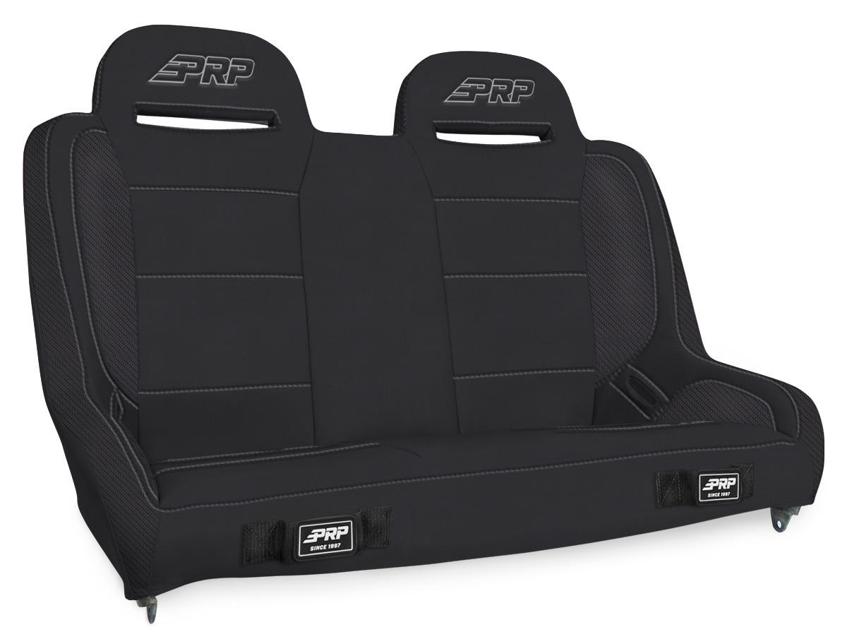 PRP Seats Elite Series Rear Bench for Jeep Wrangler JKU/JLU Black Vinyl - A9240-47-201