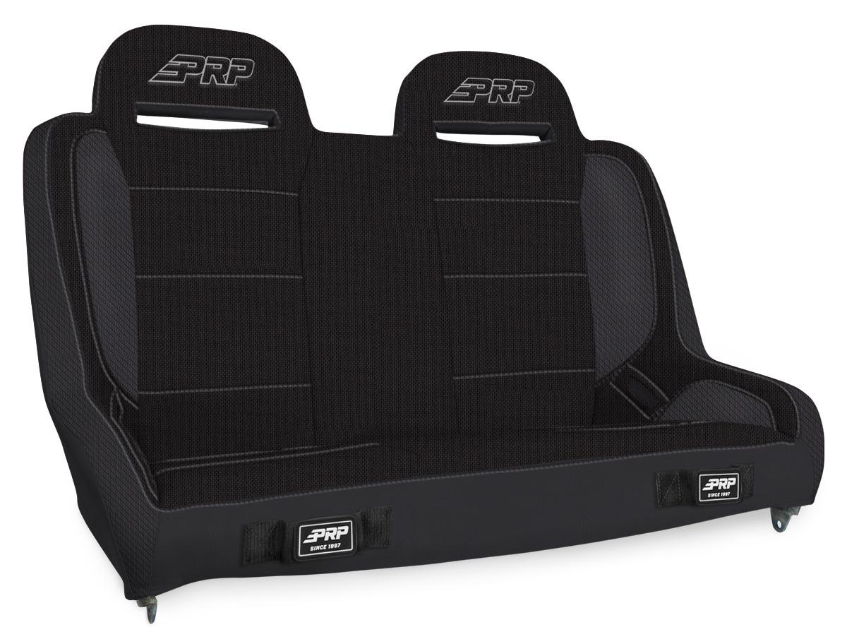 PRP Seats Elite Series Rear Bench for Jeep Wrangler JKU/JLU Black - A9240-47-50