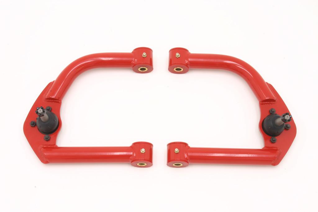 BMR AA001R Red A-Arms, Upper, DOM, Non-Adjustable, Polyurethane Bushings 4th Gen F-Body 1993 - 2002 Chevrolet, Pontiac