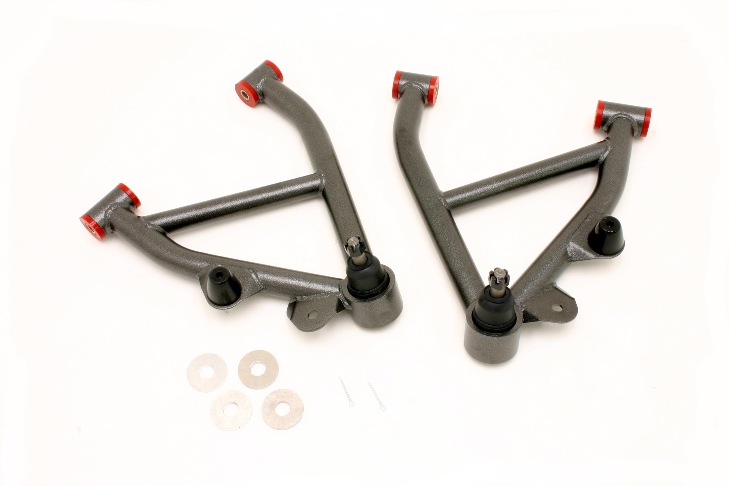 BMR AA007H Black A-Arms, Lower, DOM, Non-Adj, Poly Bushings, No Spring Pocket 3rd Gen F-Body 1982 - 1992 Chevrolet, Pontiac