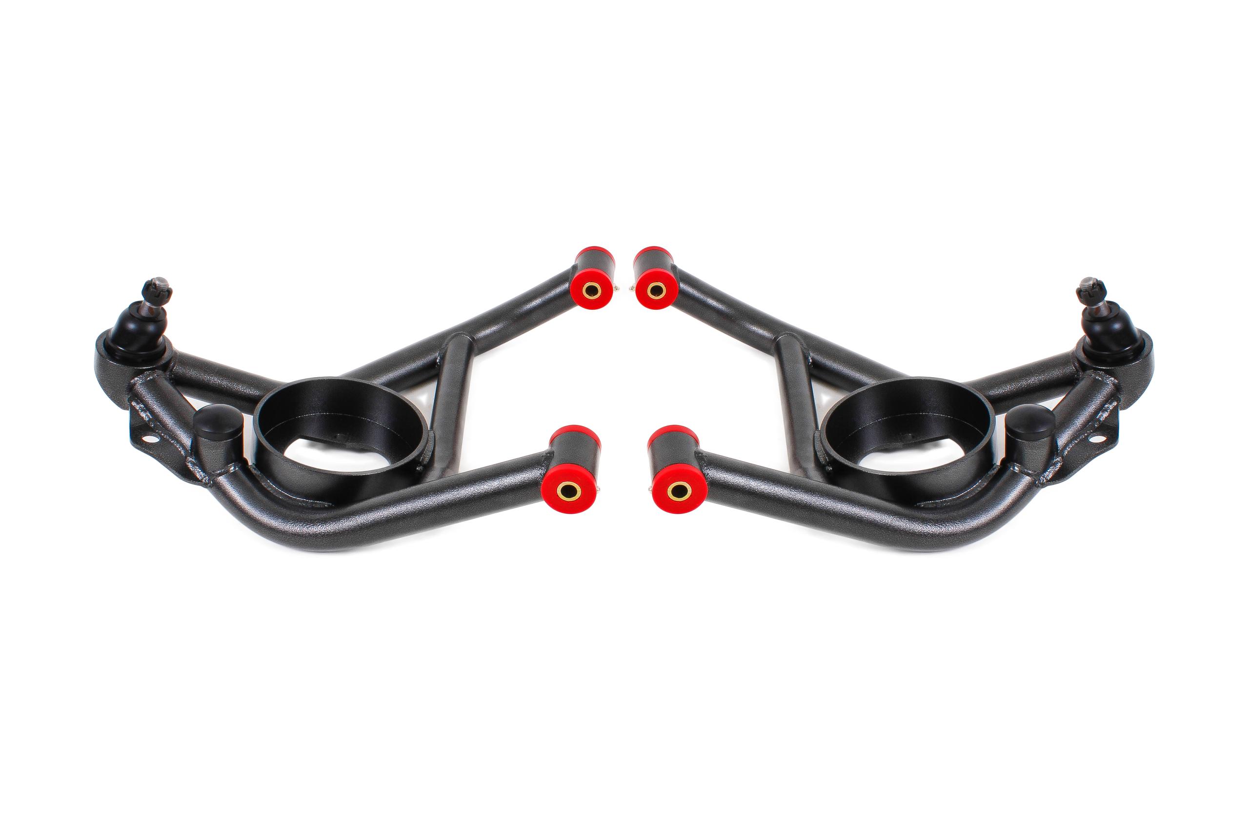 BMR AA014H Black A-Arms, Lower, DOM, Non-Adjustable, Polyurethane Bushings 2nd Gen F-Body 1970 - 1981 Chevrolet, Pontiac