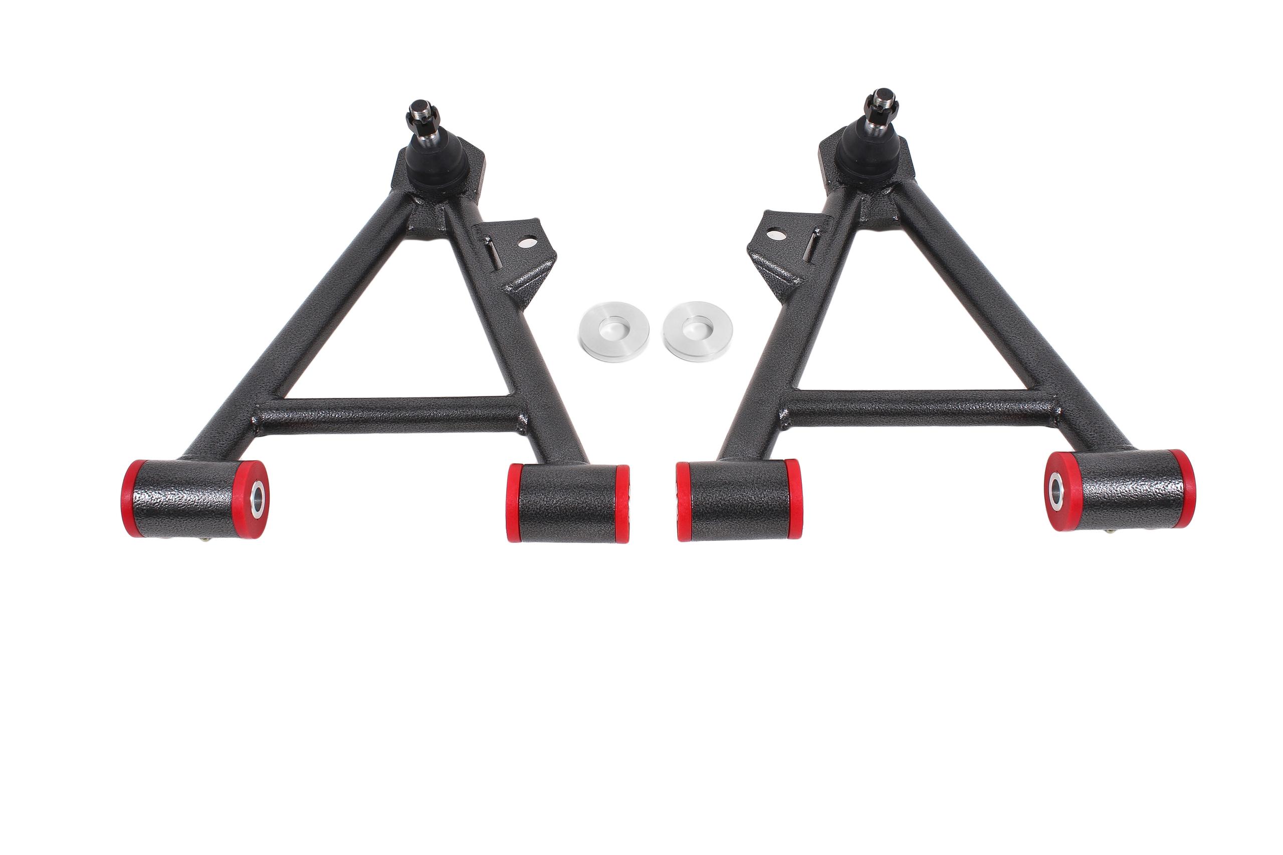 BMR AA041H Black A-Arms, Lower, Coilover, Non-Adjust, Poly, Std Ball Joint 1994 - 2004 SN9 Ford